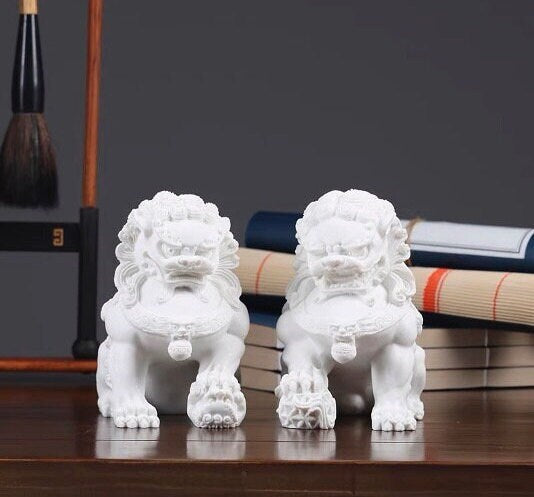 Foo Lion Dog shops Pair