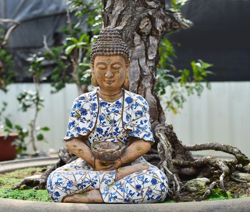 Handmade Buddha Statue Decoration Ornament Outdoor Garden Living