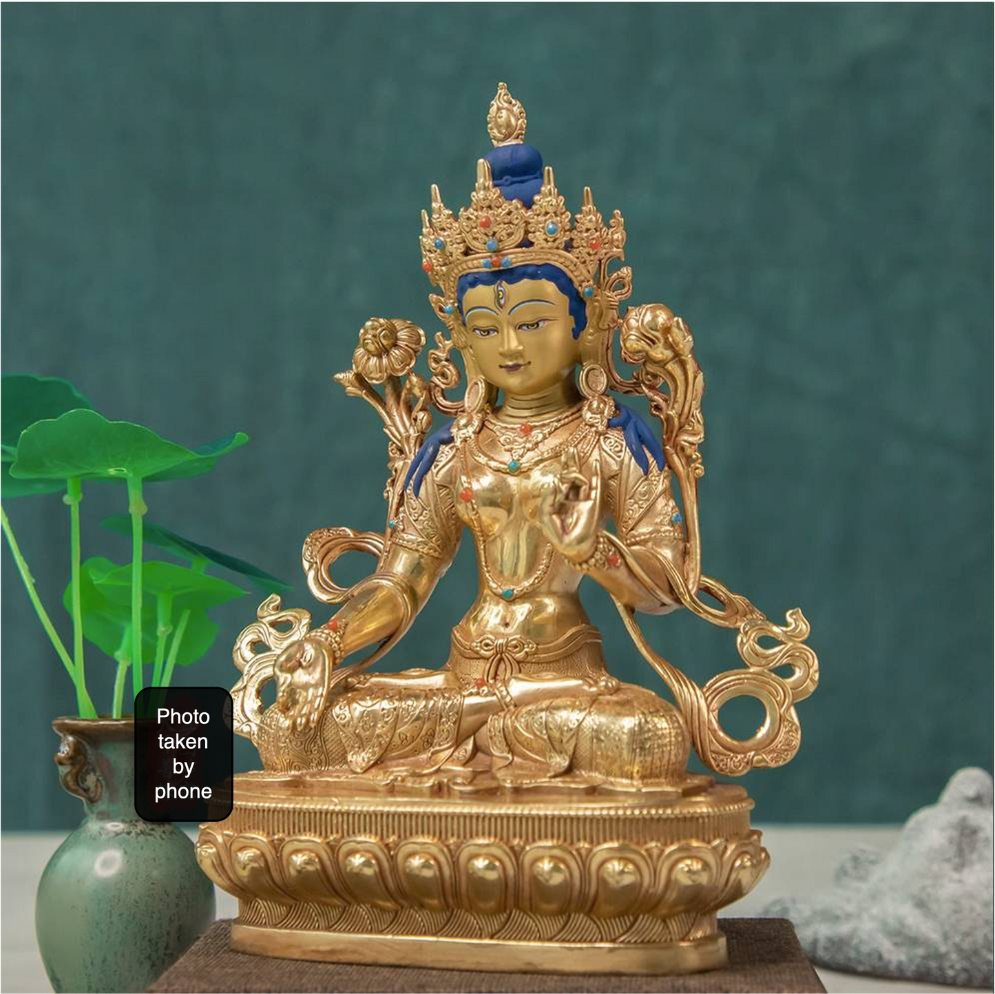 Tibetan White Tara Buddha Statue | Spiritual and Religion | Meditation | Buddha Decoration and Ornament | Feng Sui