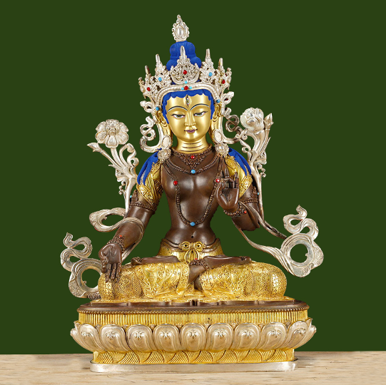 Tibetan White Tara Buddha Statue | Spiritual and Religion | Meditation | Buddha Decoration and Ornament | Feng Sui