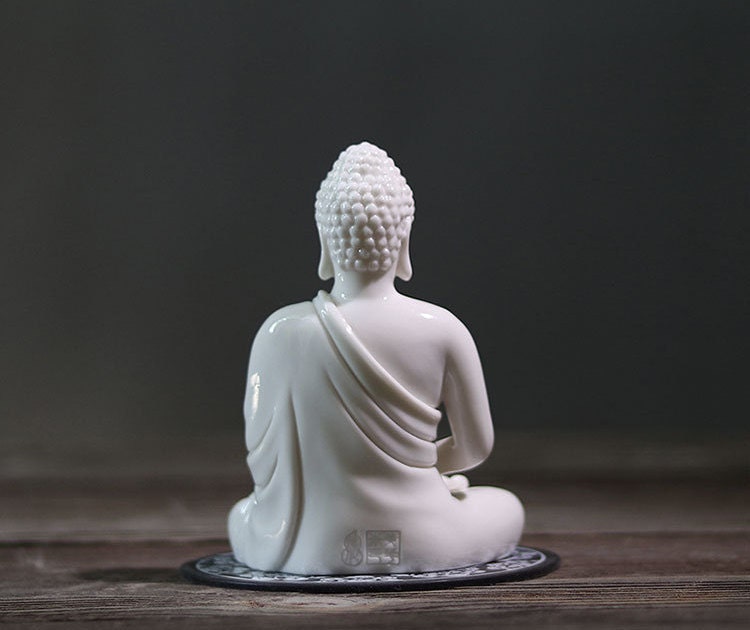 Handmade Porcelain Buddha Statue and Ornament | Gifting for him or her | Home Decoration | Car Display | Spiritual Religion Mindful