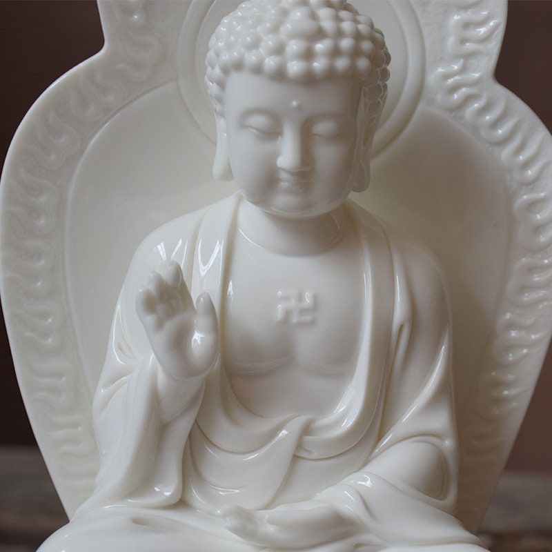 Handmade Shakyamuni Buddha Statue Ornaments | Spiritual Religion | Gifting for him or her | Abhaya Mudra