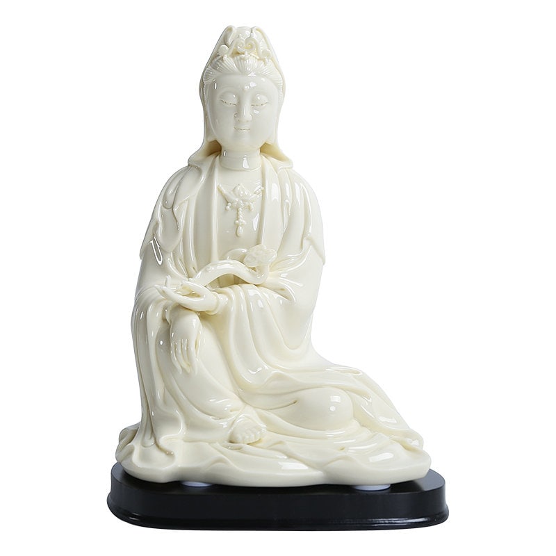 Porcelain Guan Yin Buddha Statue | Mindful Gift | Meditation