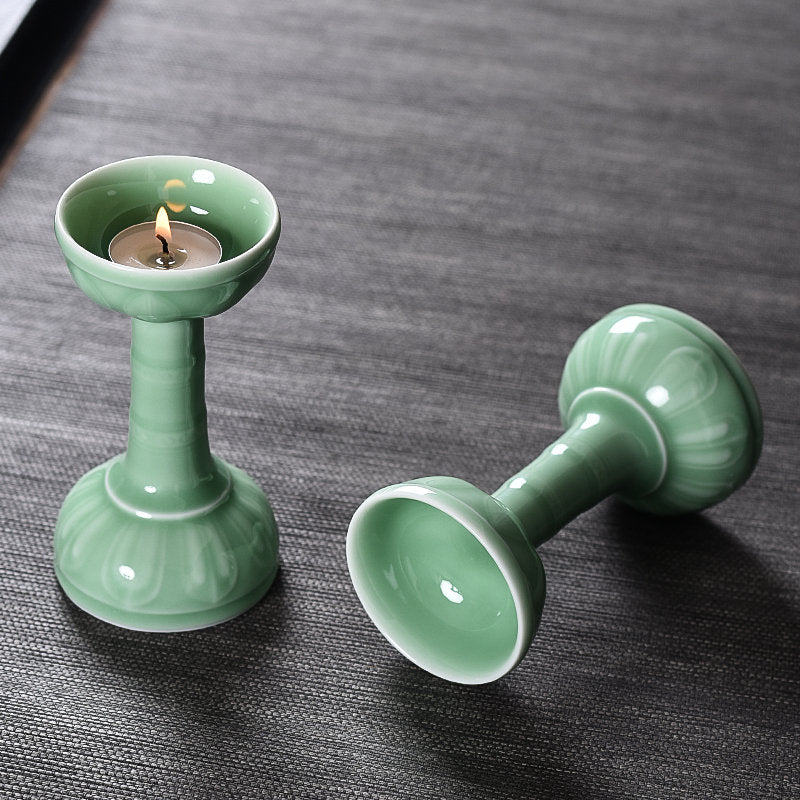 Ceramic Candle Holder for home decoration | Meditation | Praying | Tealight Holder