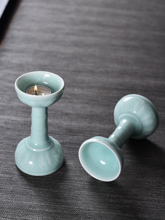 Ceramic Candle Holder for home decoration | Meditation | Praying | Tealight Holder