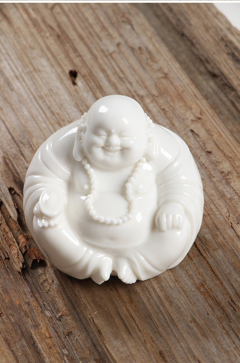 Handmade Laughing Budda Statue Ornamanet | Spiritual Religion | Gifting for him or her | Good luck and Happiness