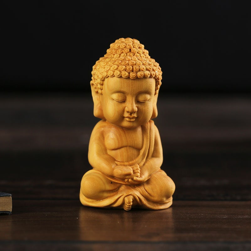 Handcrafted Miniature Buddha Figure Ornament | Yoga Meditation |  Terrarium Accessories