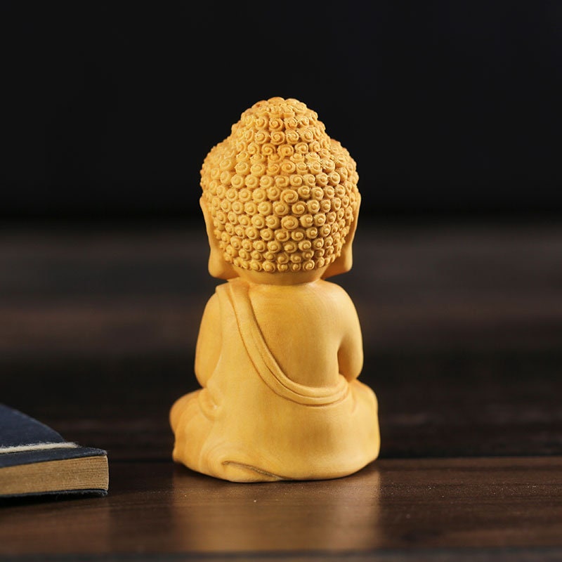 Handcrafted Miniature Buddha Figure Ornament | Yoga Meditation |  Terrarium Accessories