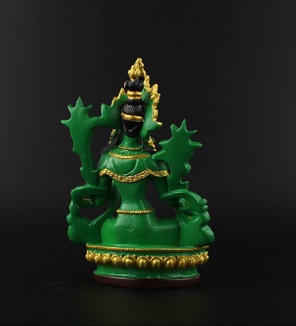 Green Tara Bodhisattva Statue | Gift for him or her | Religion and Spiritual | Meditation | Buddha Statue Decoration