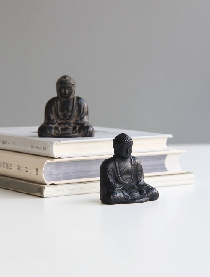 Steel Meditation Buddha Statue and Ornament | Gifting for him or her | Home Study Room Office Decoration