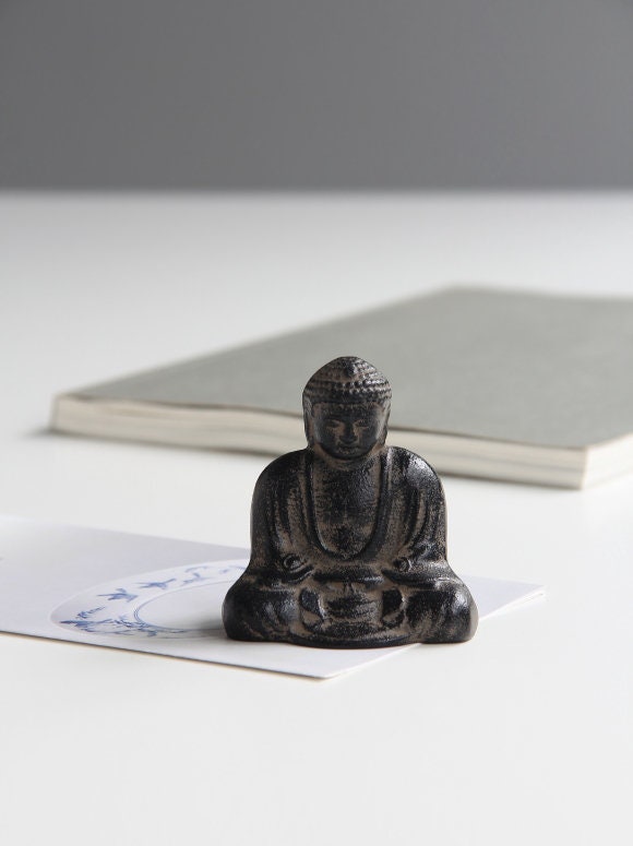 Steel Meditation Buddha Statue and Ornament | Gifting for him or her | Home Study Room Office Decoration