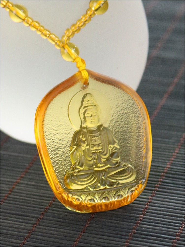 Liu Li Guan Yin Amulet Pendant Medallions | Beads bracelet | Meditation and Blessing | Protection | Mindful Gift