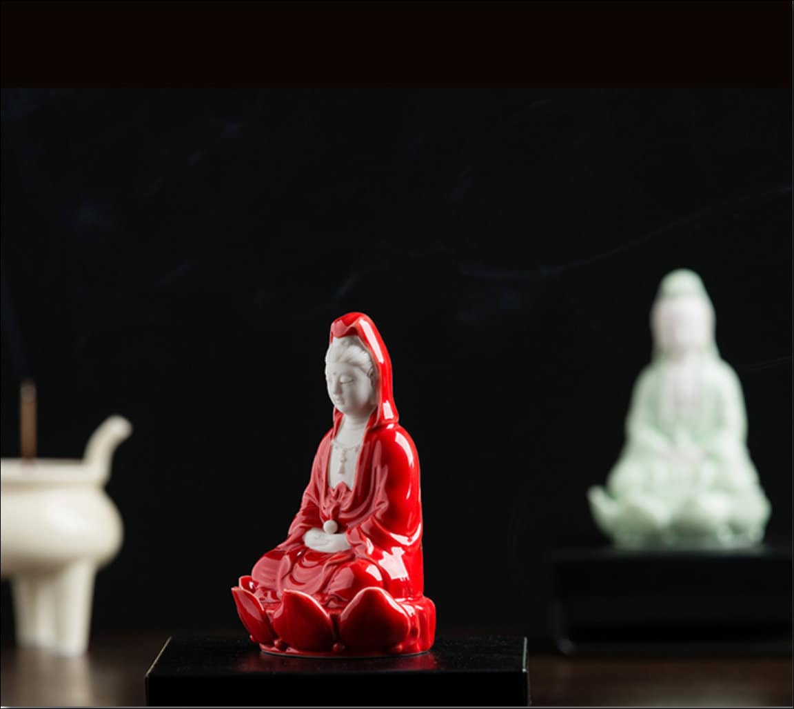 Handmade Guan Yin Buddha Statue Ornament | Spiritual Religion | Gifting for him or her | Goddess of Compassion