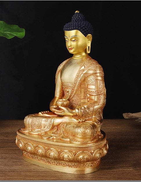 Handmade Tibetan Amitabha Buddha Statue | Emituo Fo |  Amitayus | The Buddha of Eternal Life | Meditation