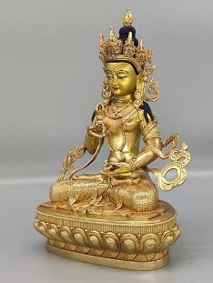 Brass Vajrasattva Mahāsattva Buddha Statue | Gift for him or her | Brass Sculputre Ornaments | Religion | Tibetan Buddhist