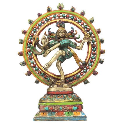 Pure Brass Shiva Dance Statue | Lord of Dance | Religion and Spiritual | Meditation | Buddha Statue Decoration | Siwa Nataraja